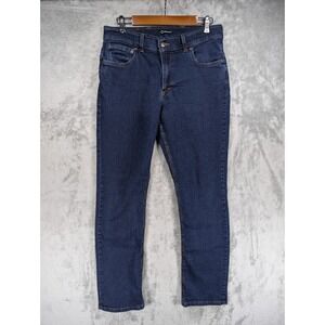 Origin Delta Flex Jeans Mens Sz 33x31 Dark Wash Relaxed Fit Stretch Made in usa